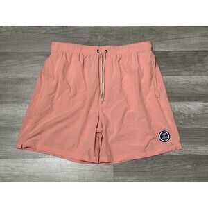 Life is Good Coral Men’s Swimwear Board Shorts Swim Trunks Men’s Size Medium
